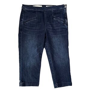 Pilcro and the Letterpress Womens Legging High Rise Denim Cropped Blue Size 28